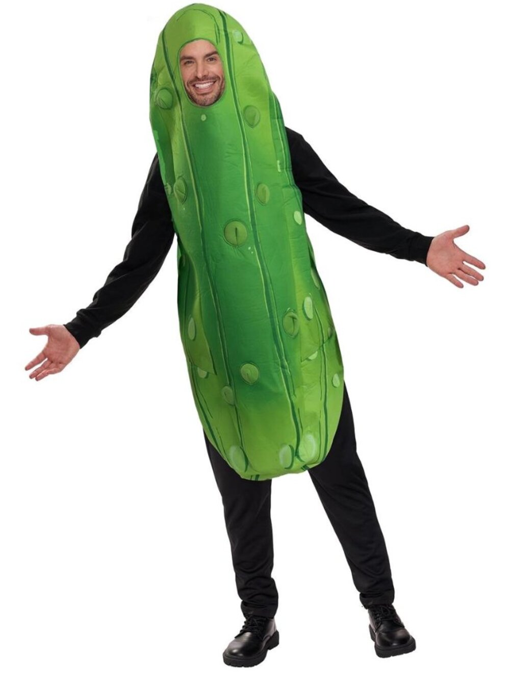 Joyfy Halloween Pickle Costume for Adult, Unisex Food Costume, Funny Costume